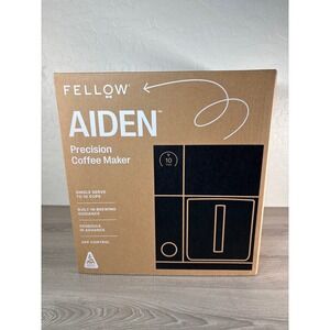 Fellow Aiden Precision Drip Coffee Maker Thermal Carafe Matte Black 10 Cup